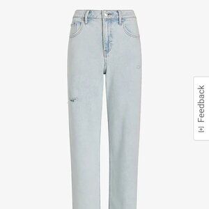 Express relaxed jean size 8